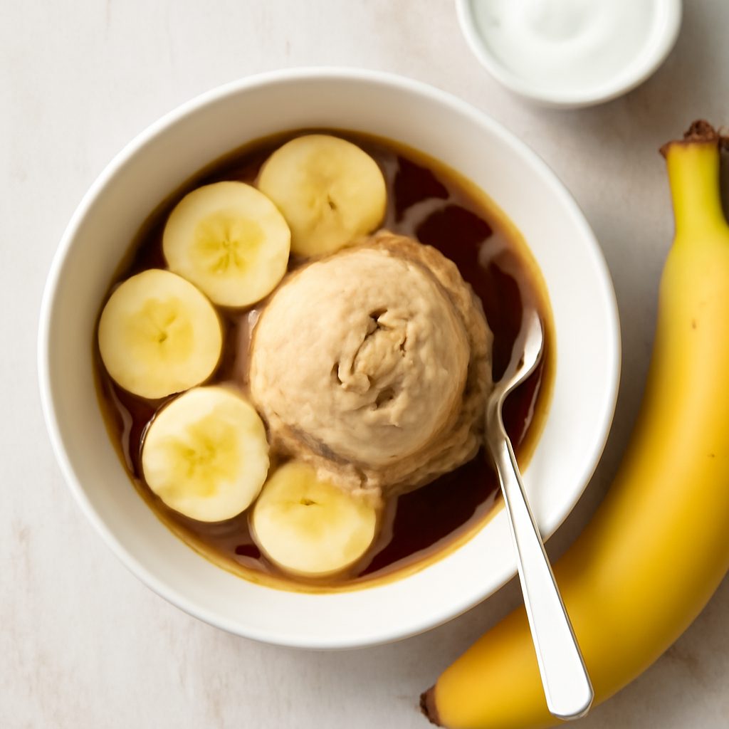 Affogato alla Banana Low-Carb Proteico