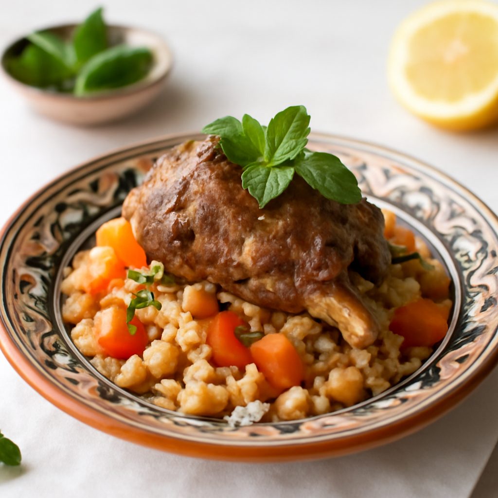 Agnello al forno marocchino light - Mechoui speziato
