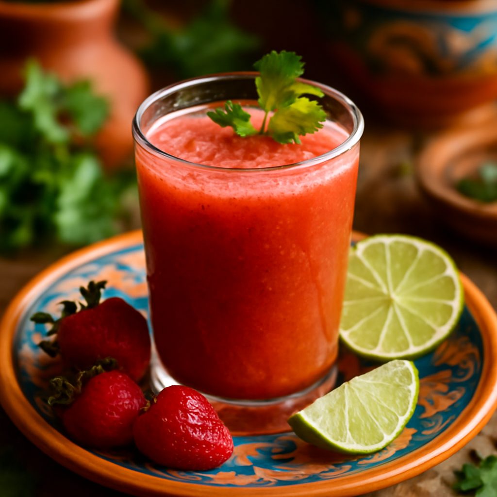Agua Fresca di Fragole
