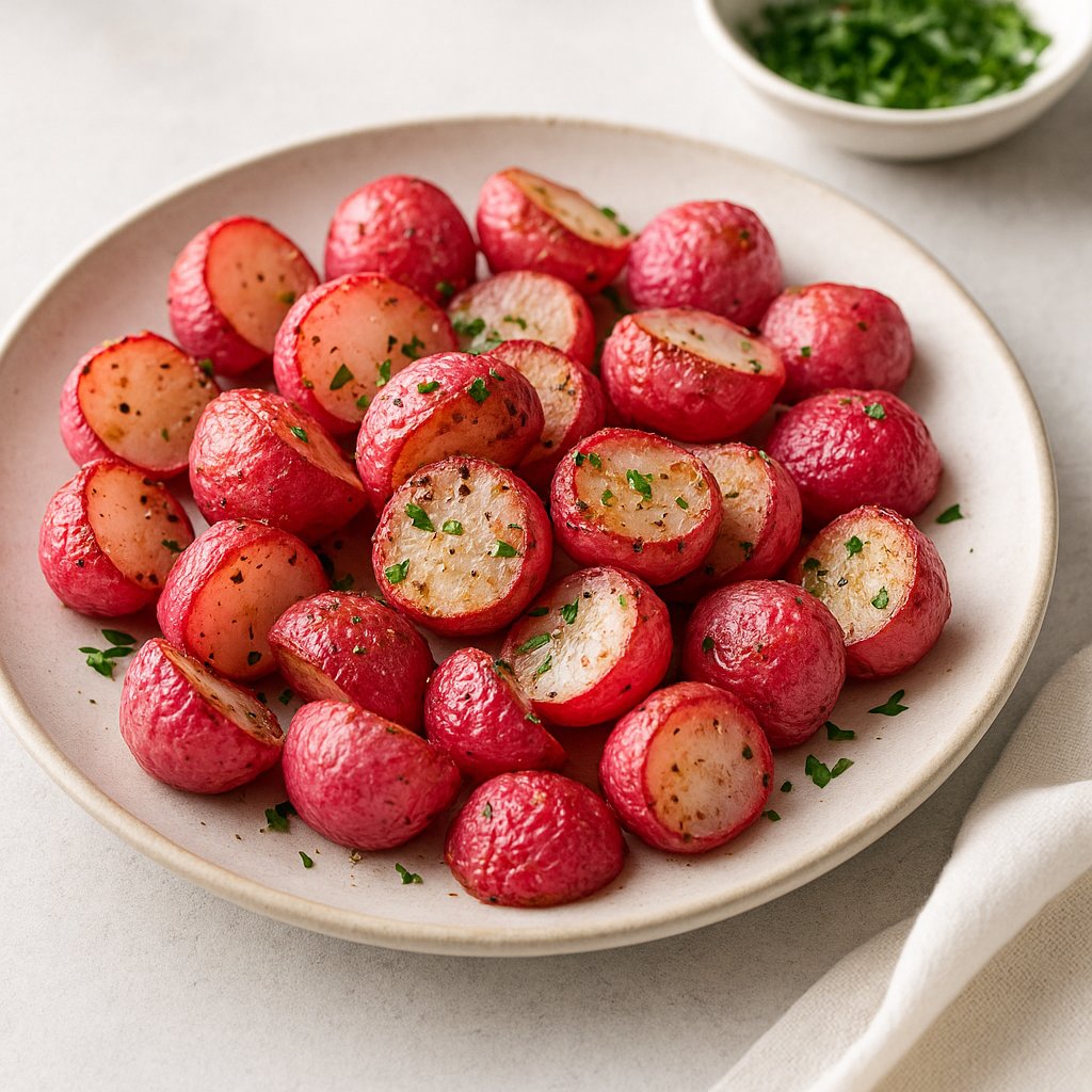 Air-Fried Radishes Low Fat