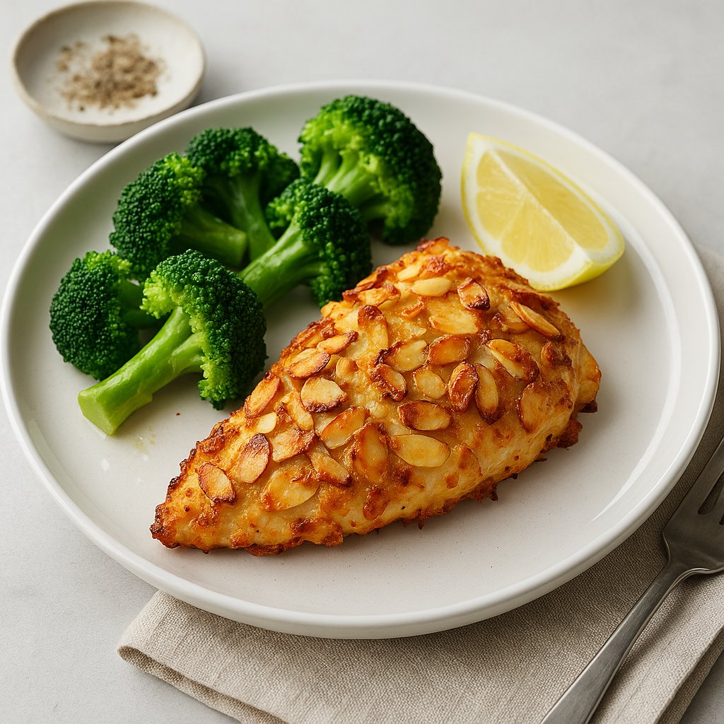 Air-Fryer Almond Chicken