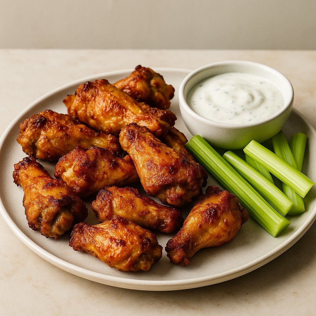 Air-Fryer Chicken Wings Low Fat