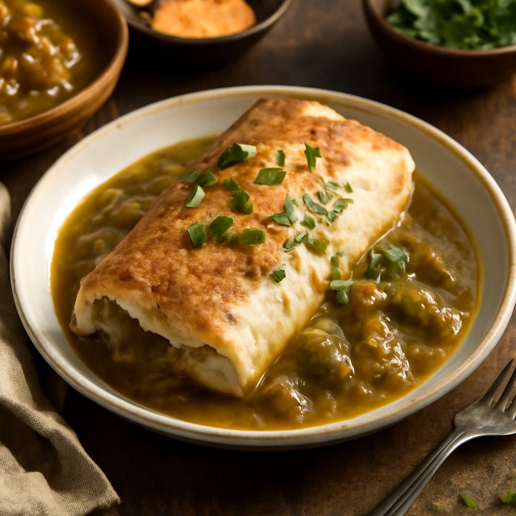 Burritos al Chiles Verdi in Friggitrice ad Aria Low Fat