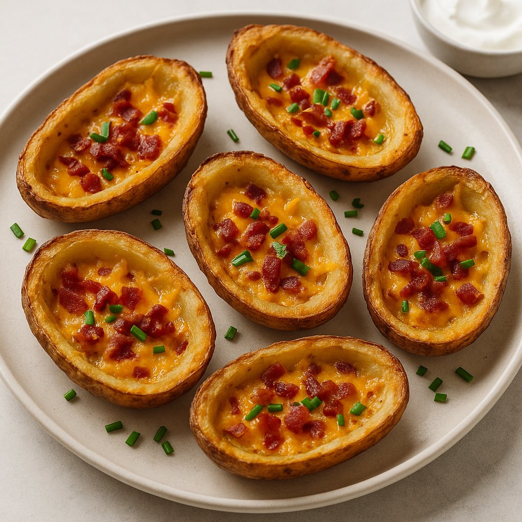 Air-Fryer Potato Skins Low Carb