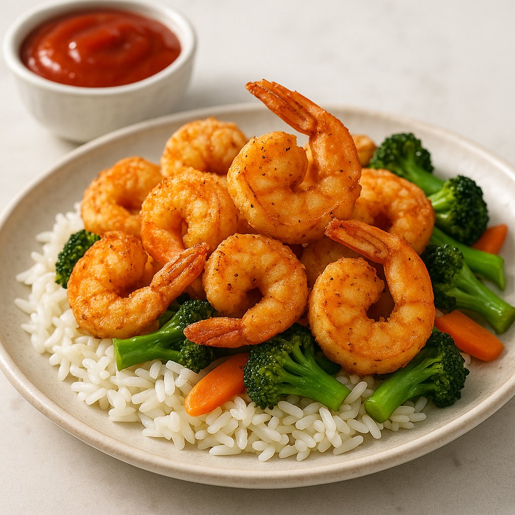 Air-Fryer Shrimp Low Fat