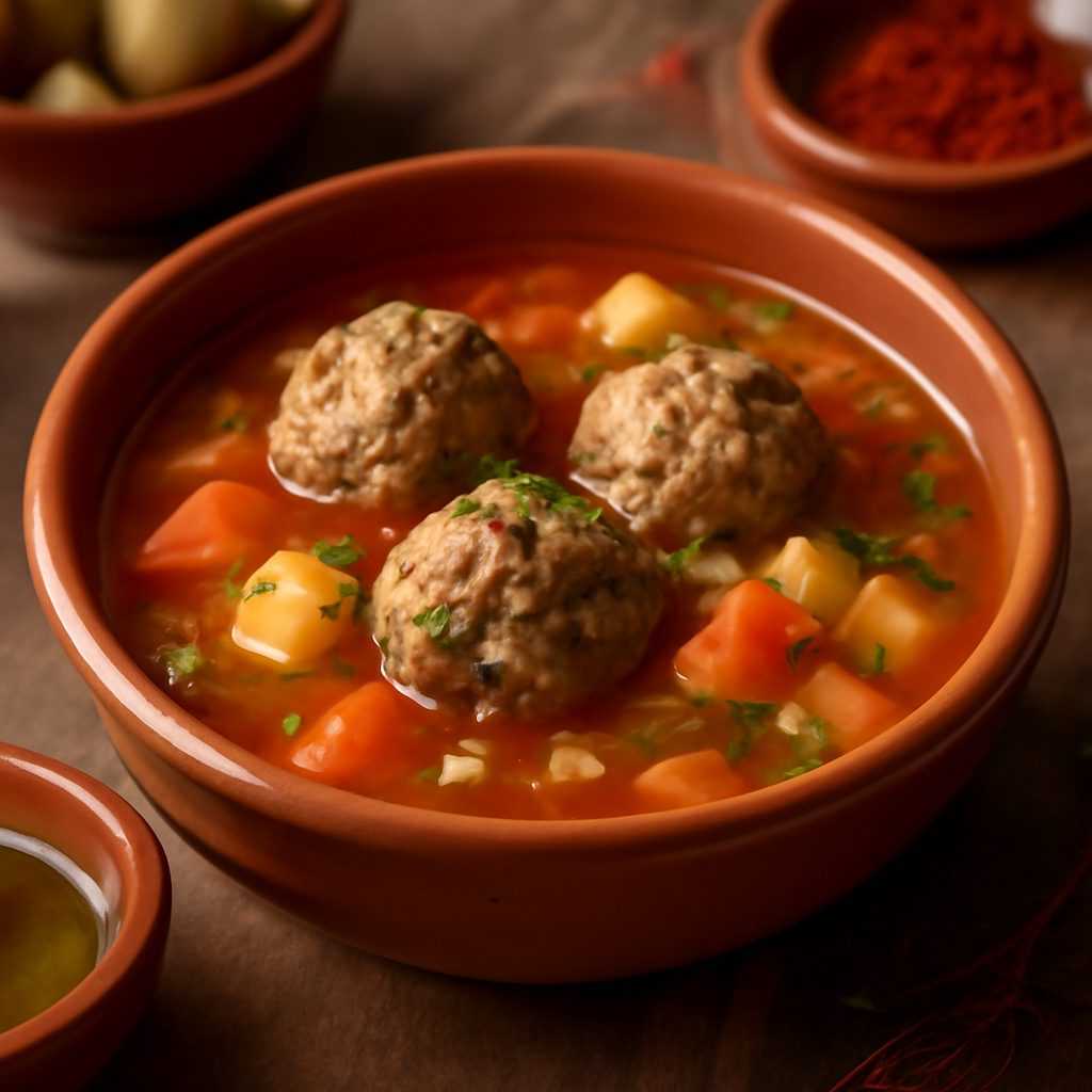 Albondigas Soup Light Low-Carb