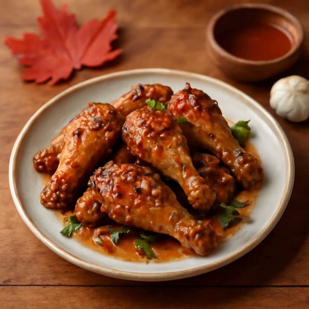 Ali di Pollo Miele e Aglio Low Carb