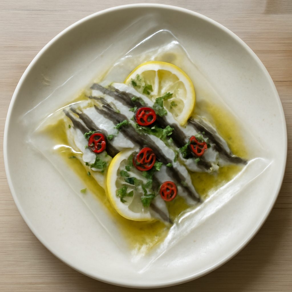 Alici marinate sottovuoto proteico low-carb