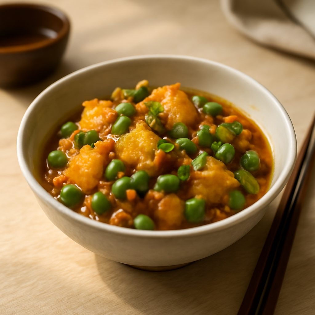 Aloo Matar Light – Curry Vegetariano Indiano Italiano