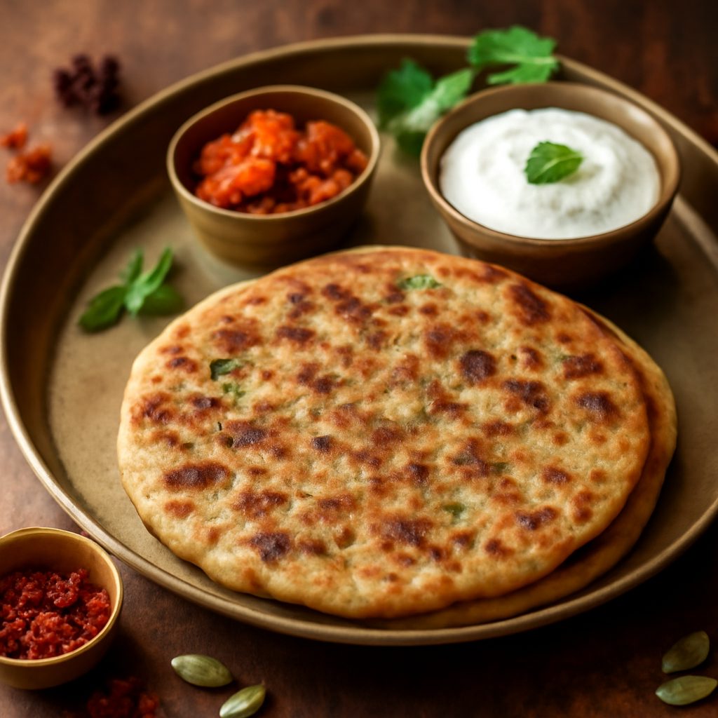 Aloo Paratha Low-Carb Fit