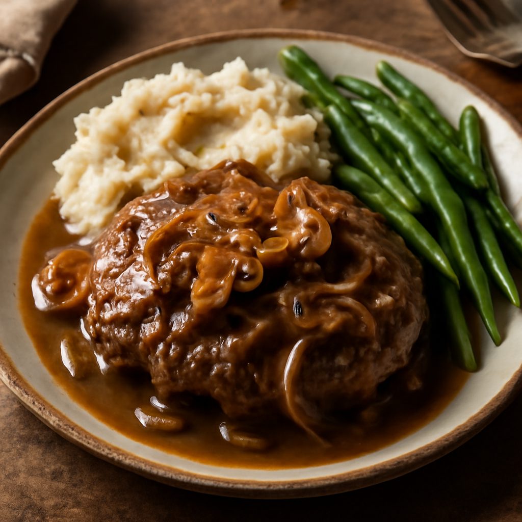 Salisbury Steak all'Amish Protein