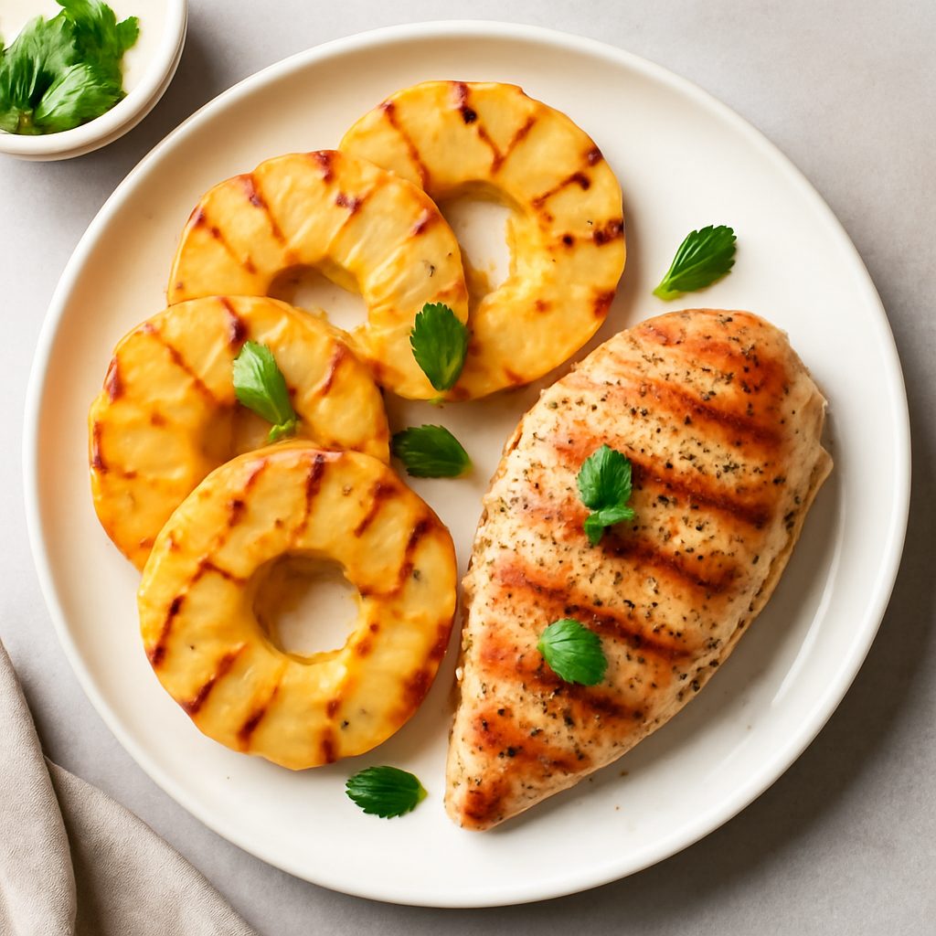 Ananas insaporito proteico low-carb