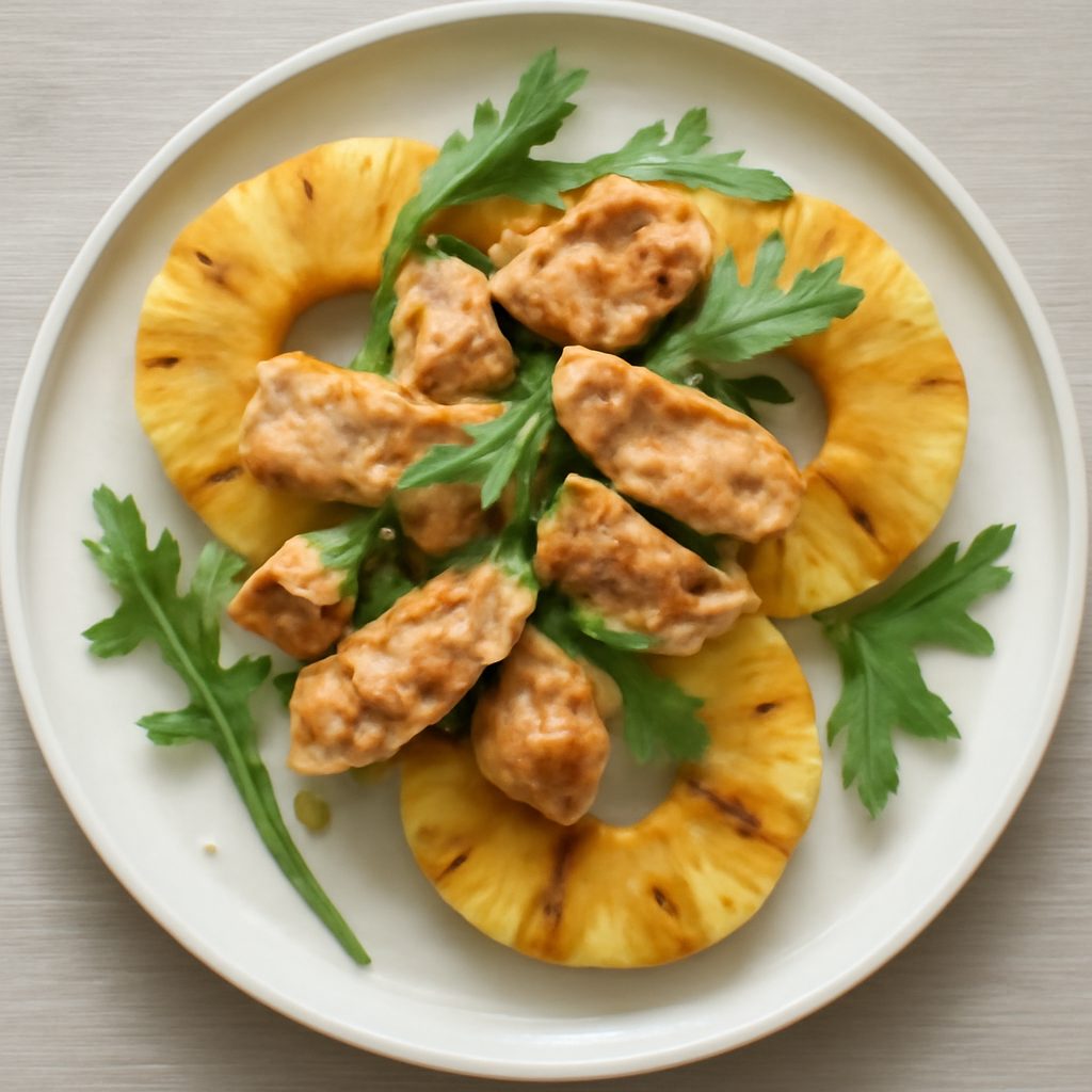 Ananas insaporito proteico low-carb