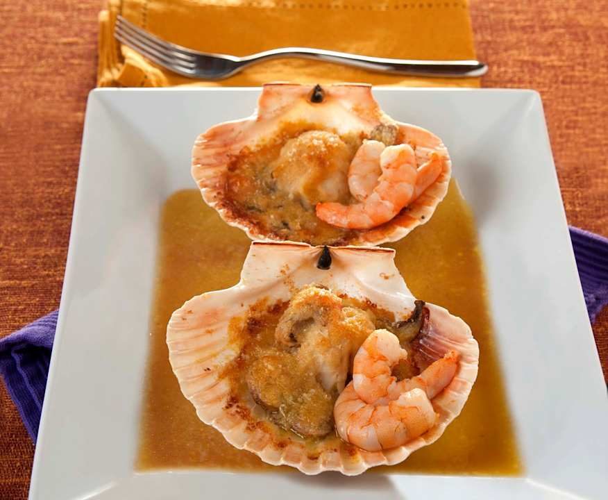 Antipasto di funghi e capesante Protein