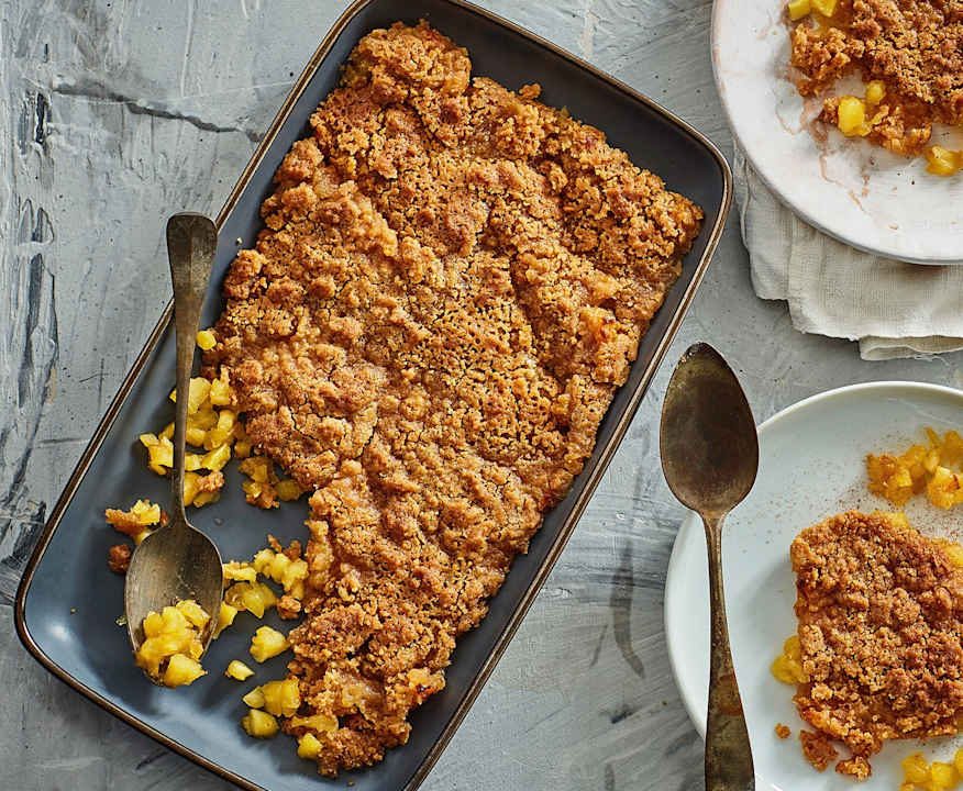 Apple crumble (Crumble di mele) Low Fat