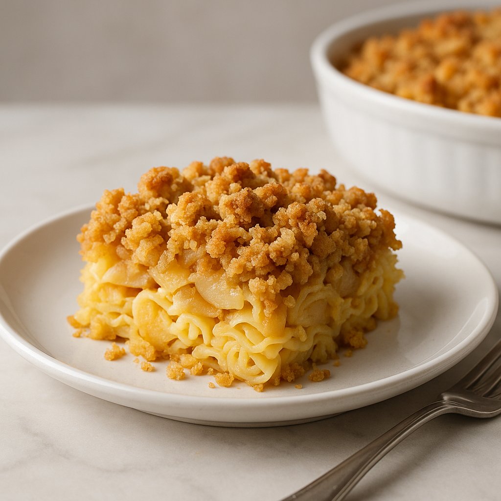 Apple Crumble Kugel Protein
