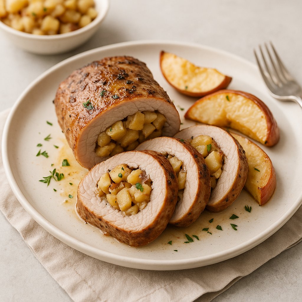 Apple-Stuffed Pork Tenderloin Low Fat