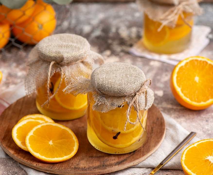 Arancia in sciroppo di chiodi di garofano Protein