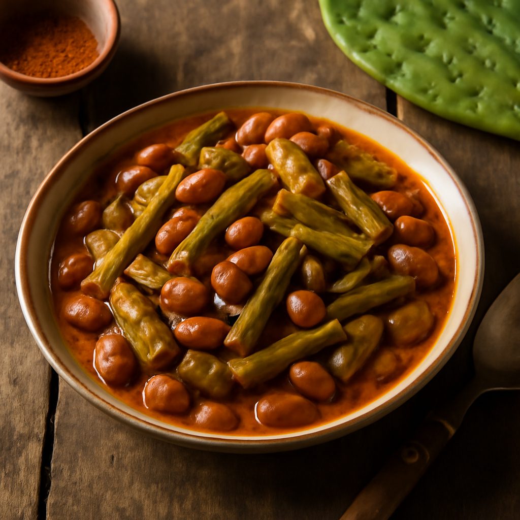 Cactus e Fagioli nello Stile dell'Arizona