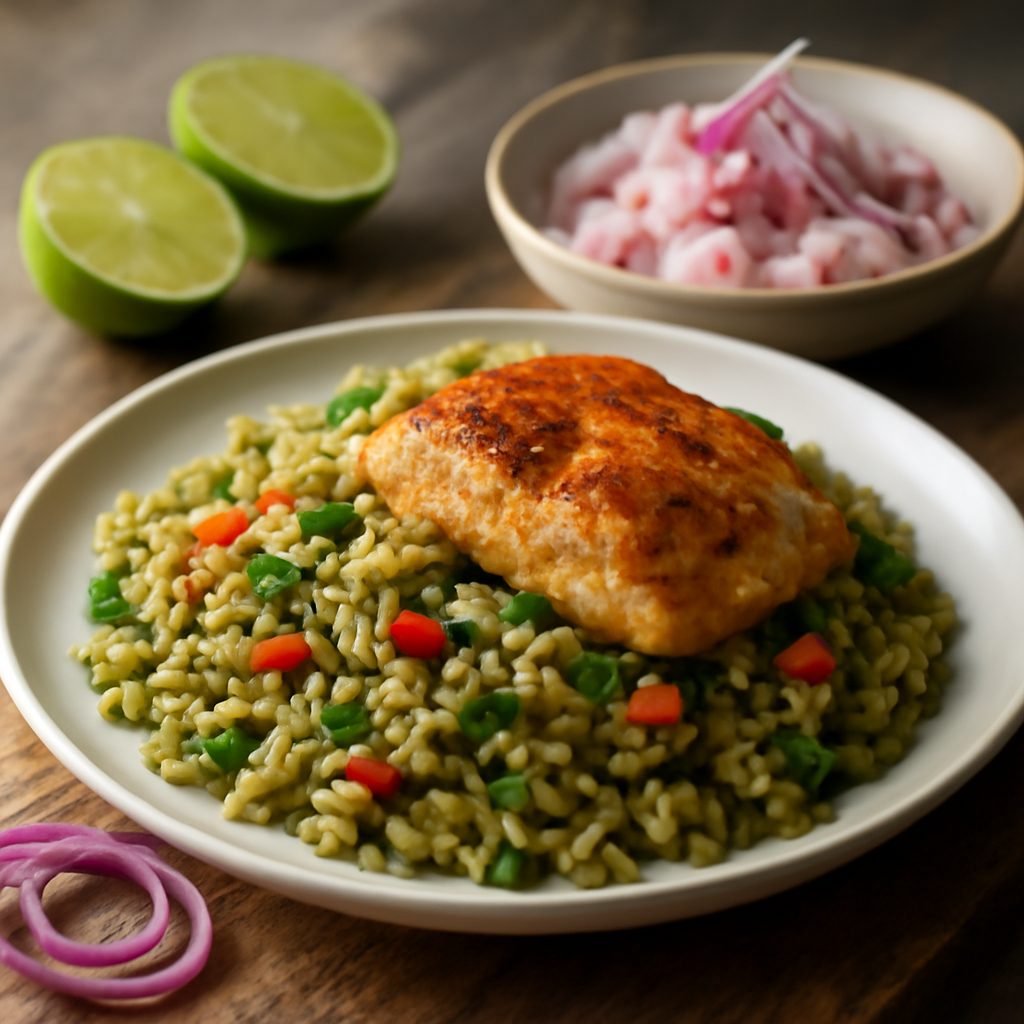 Arroz con Pollo Peruviano Low-Carb Fit