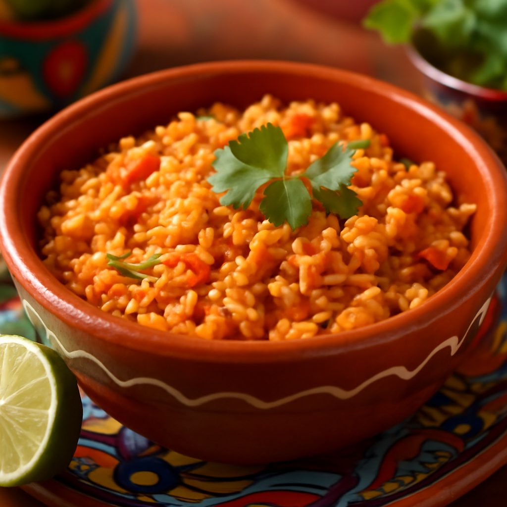 Arroz Rojo al Cavolfiore con Pollo