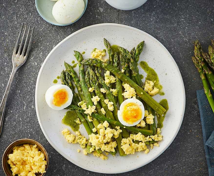 Asparagi a vapore in salsa verde Low Fat