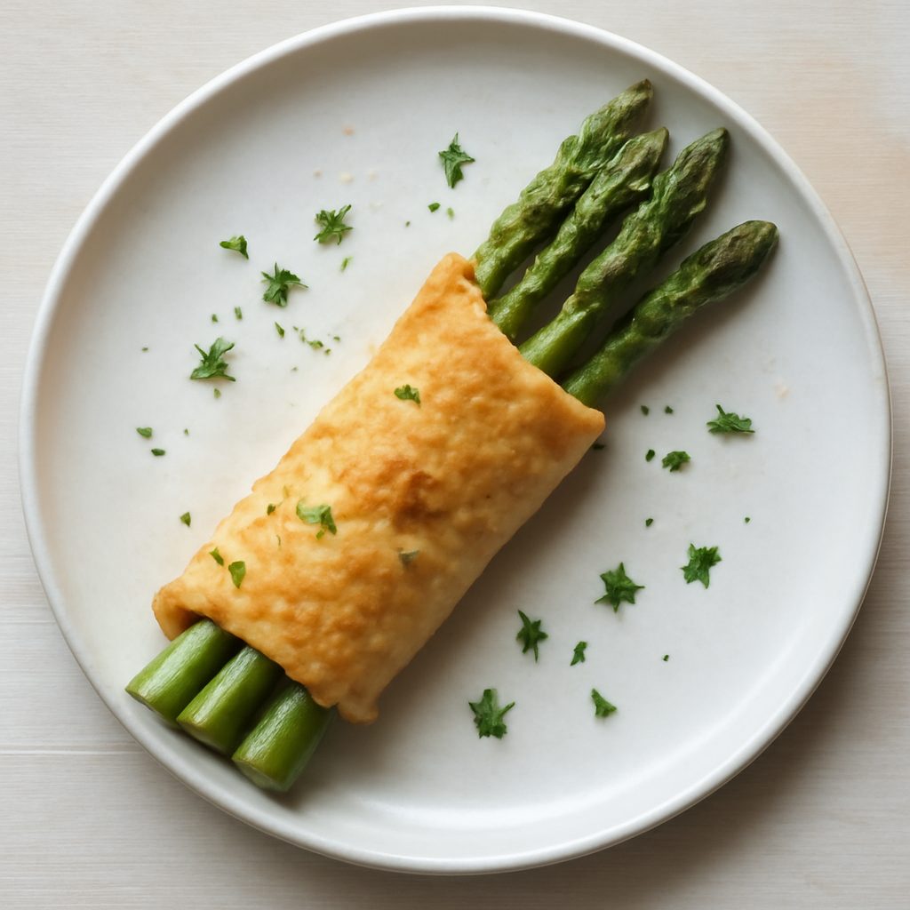Asparagi in crosta proteica low-carb