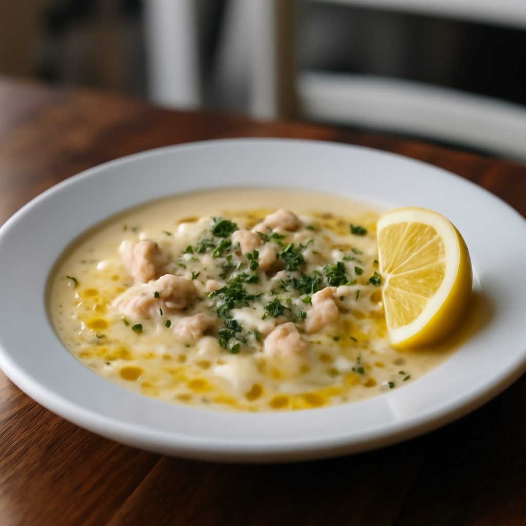Avgolemono Light - Zuppa d'Uovo e Limone Greca
