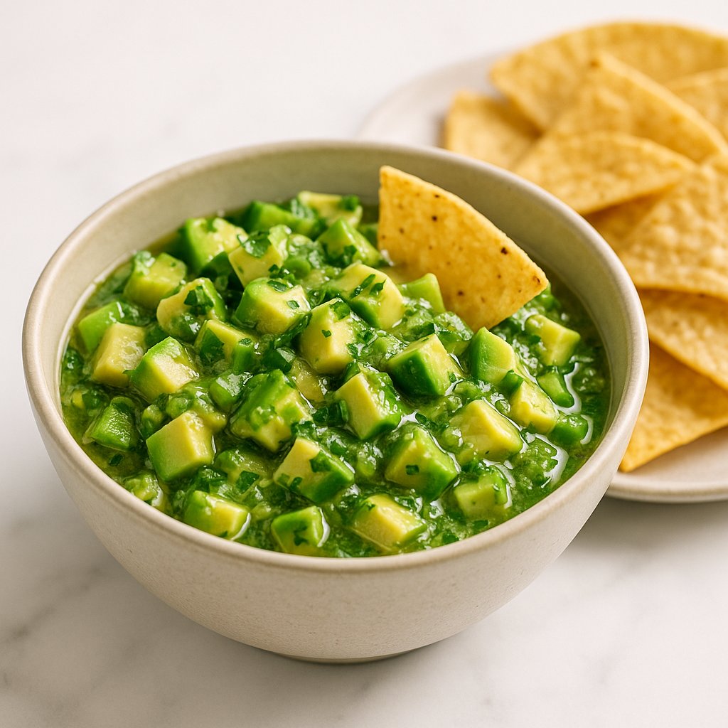 Avocado Salsa Verde Low Fat