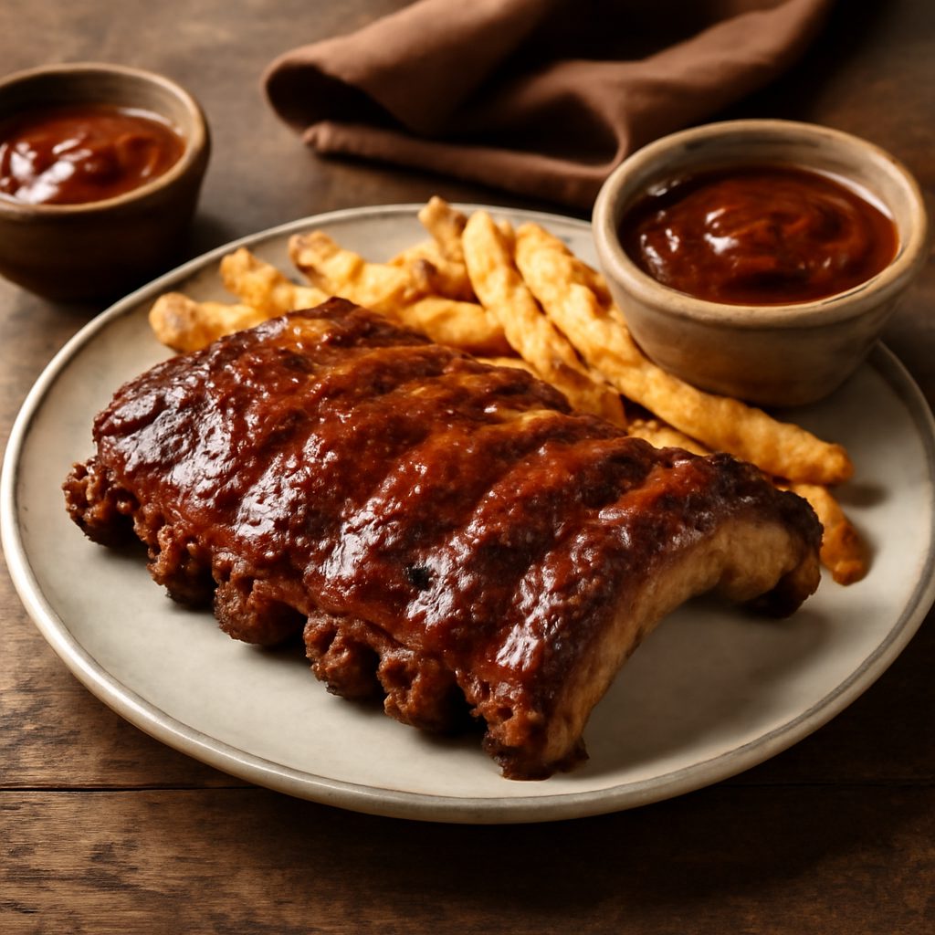 Costine di Maiale Glassate al BBQ