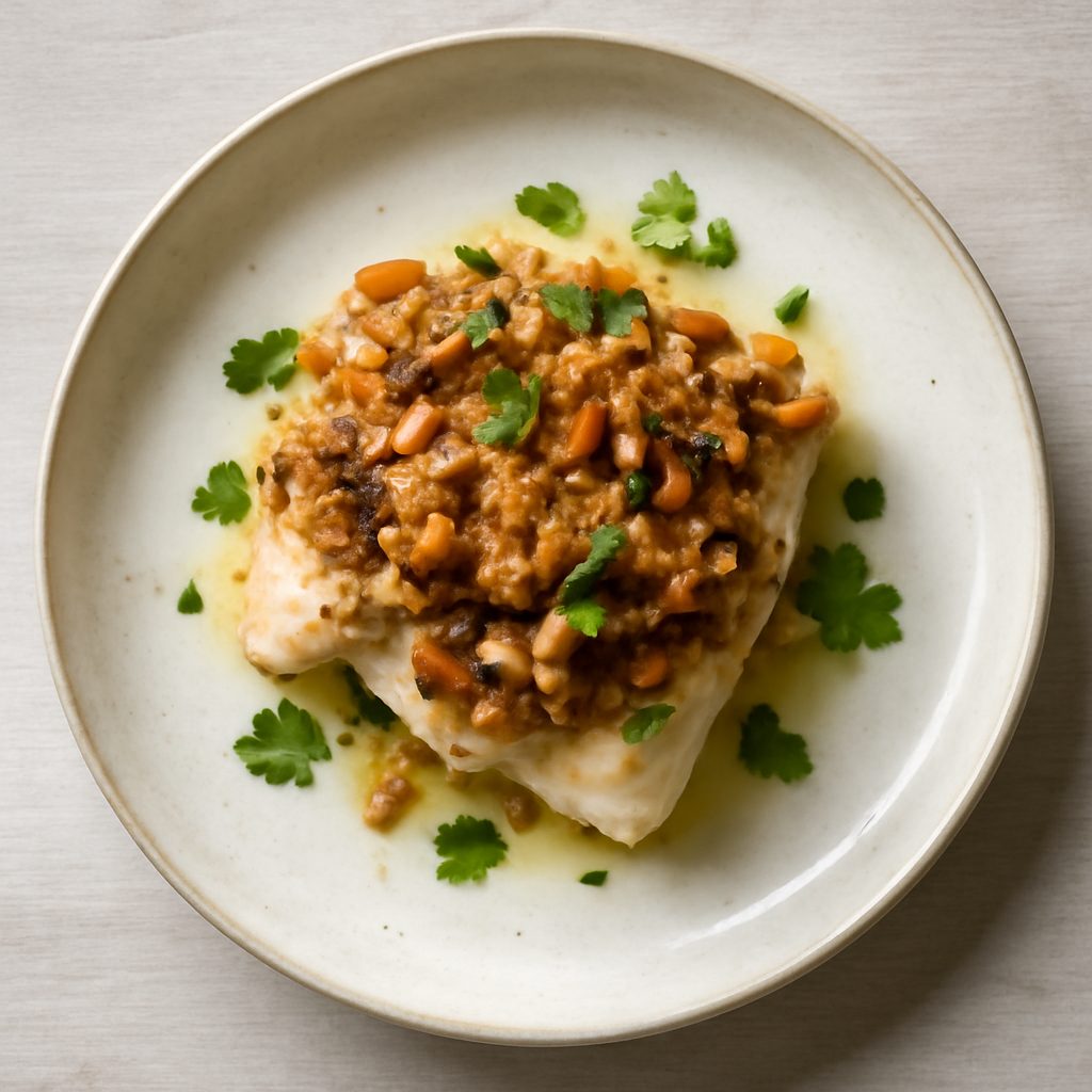 Baccalà alla cappuccina proteico low-carb