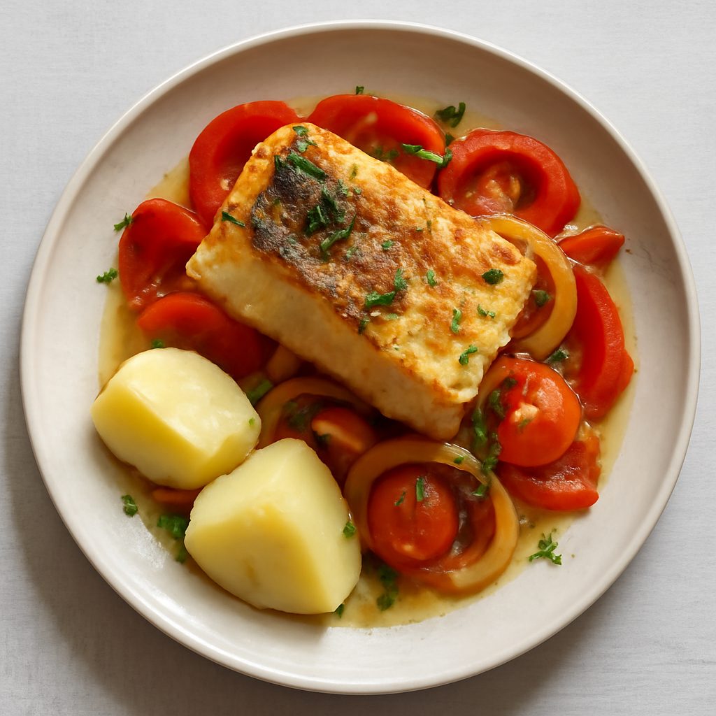 Baccalà alla portoghese proteico low-carb