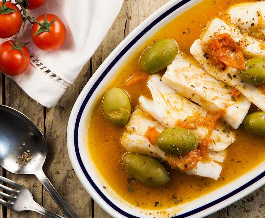Baccalá alle olive Low Fat
