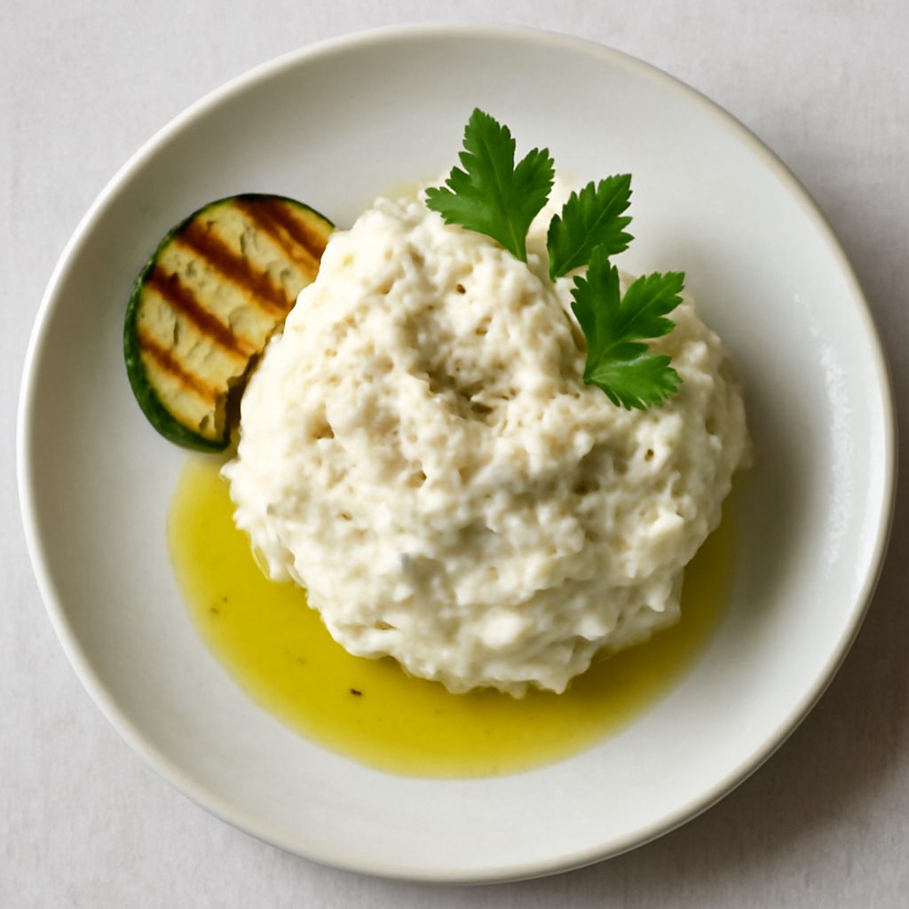Baccalà mantecato e barbabietola - Versione