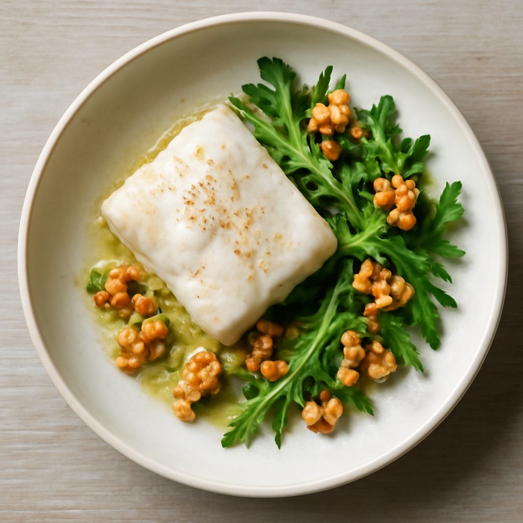 Baccalà sottovuoto con noci alla sarda - Versione Proteica Low-Carb