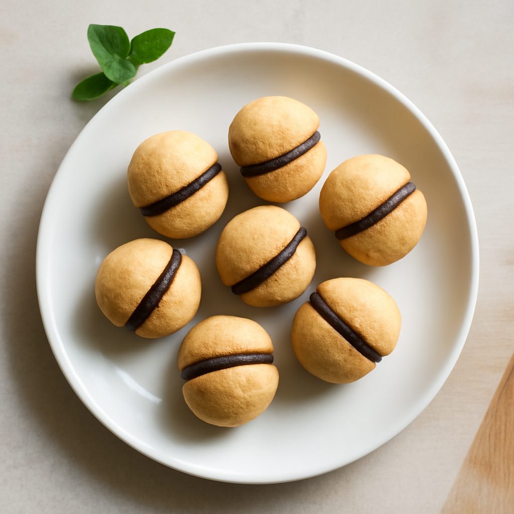 Baci di frolla proteica montata con ganache al pistacchio fit