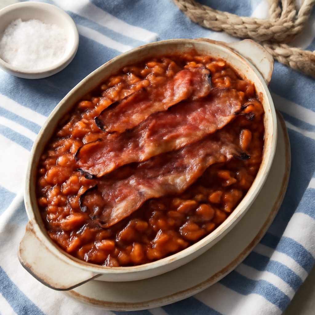Fagioli al Forno con Pancetta
