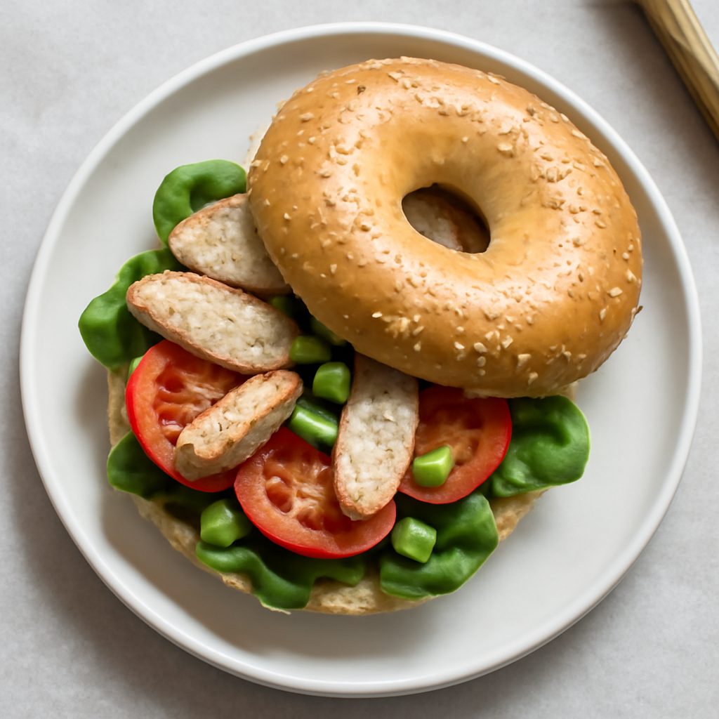 Bagel con Salmone Affumicato e Rucola