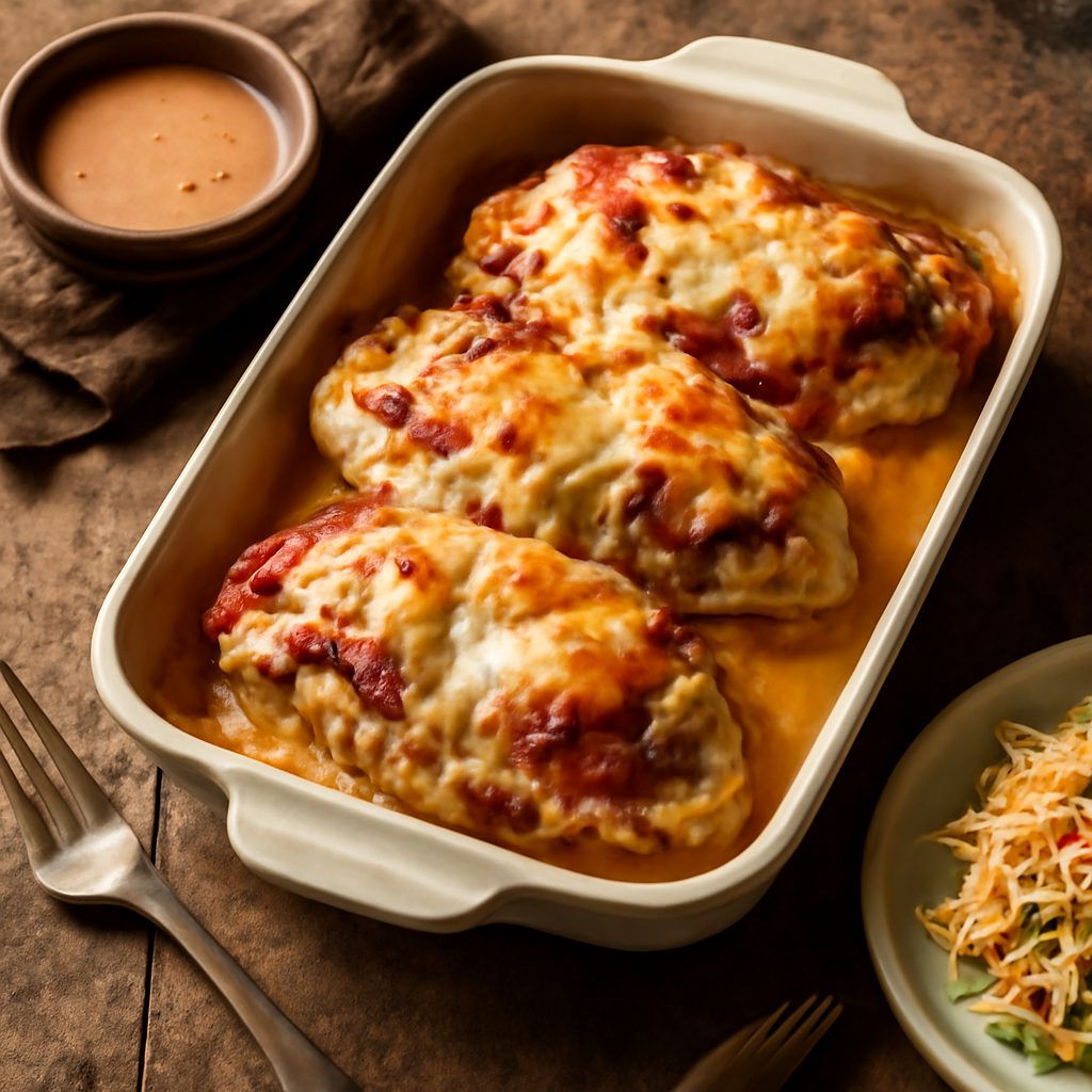 Petto di Pollo Reuben al Forno
