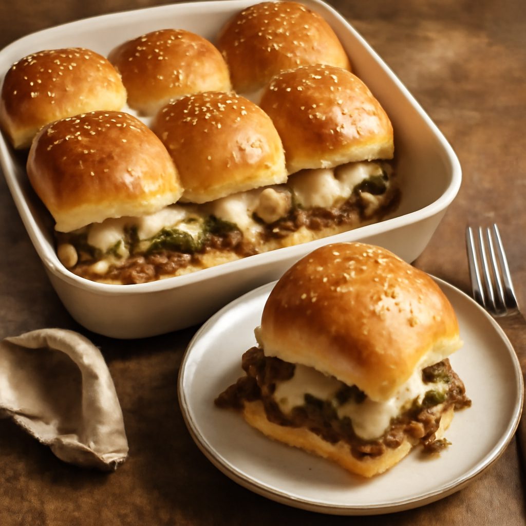 Involtini Philly Cheesesteak al Forno