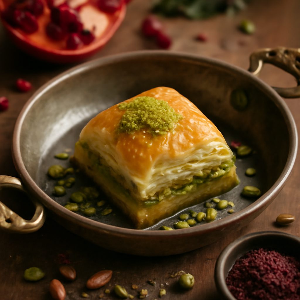 Baklava Turca con Mandorle e Pistacchio