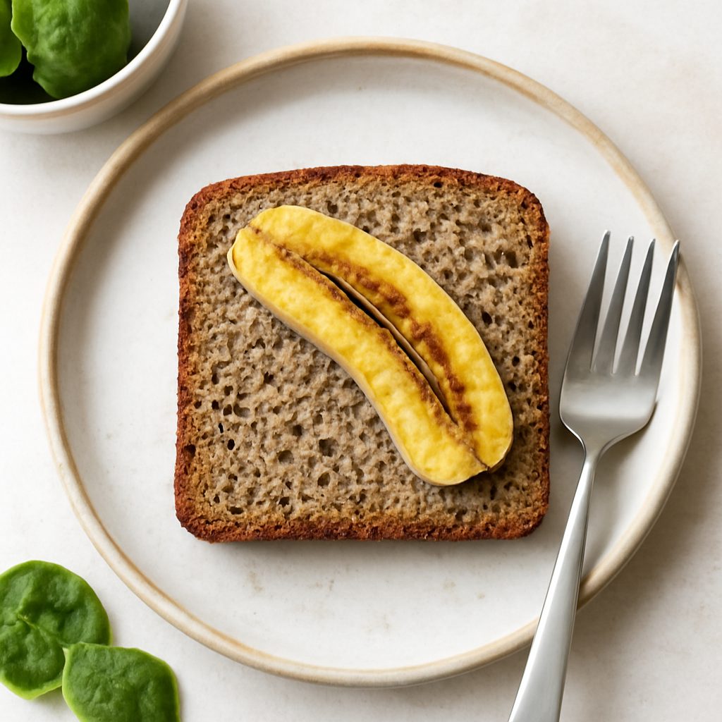 Banana bread proteico low-carb