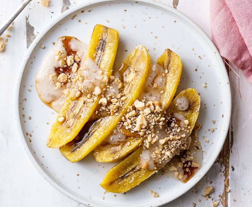 Banane in crema di tapioca e cocco Low Fat