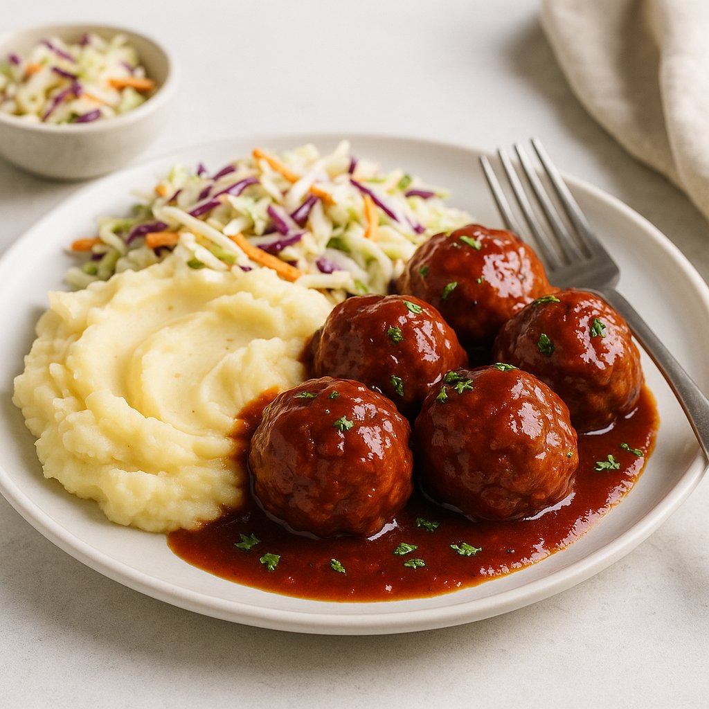 Barbecue Meatballs Protein