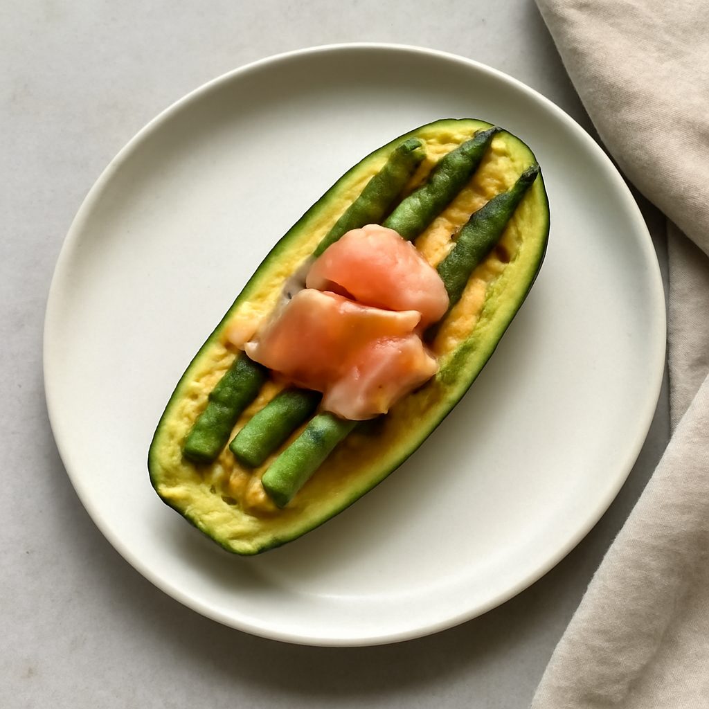 Barchette agli asparagi e salmone proteiche low-carb