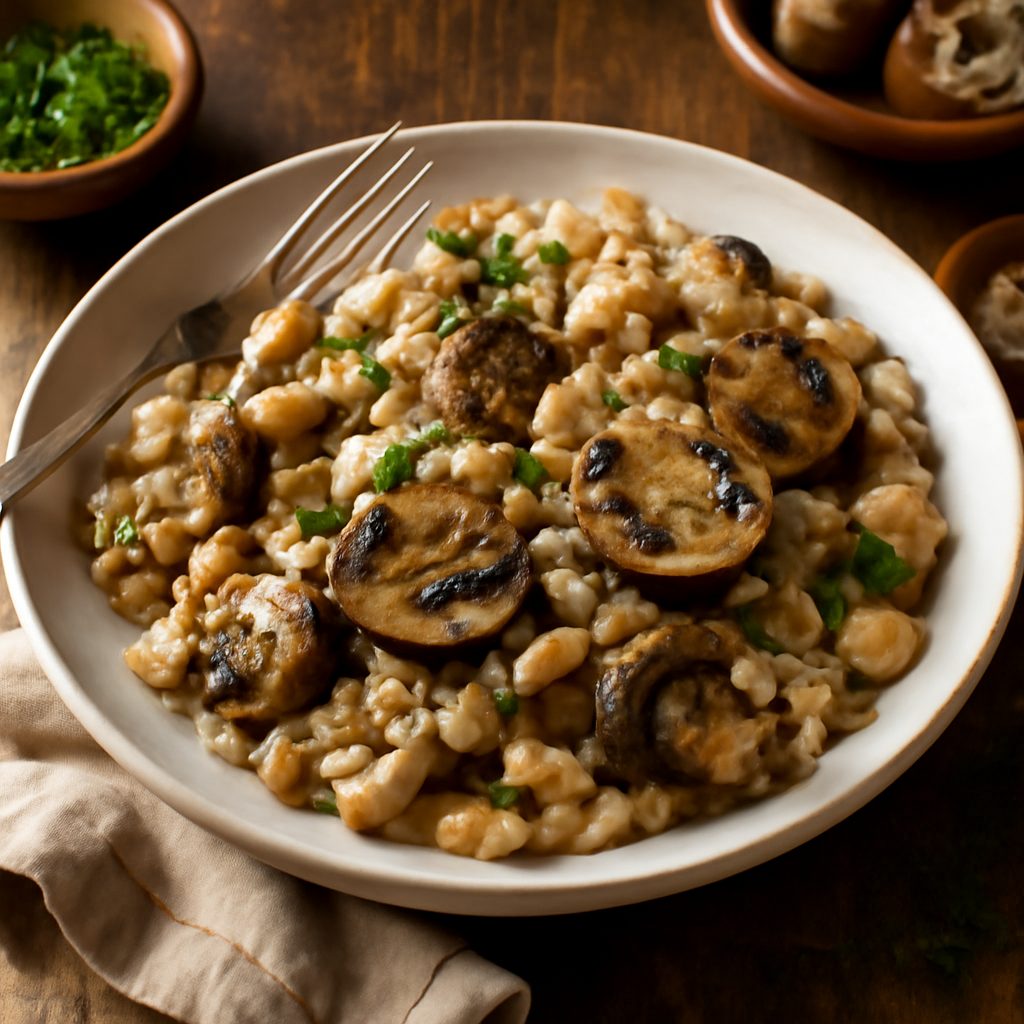 Orzo e Funghi con Fagioli Protein