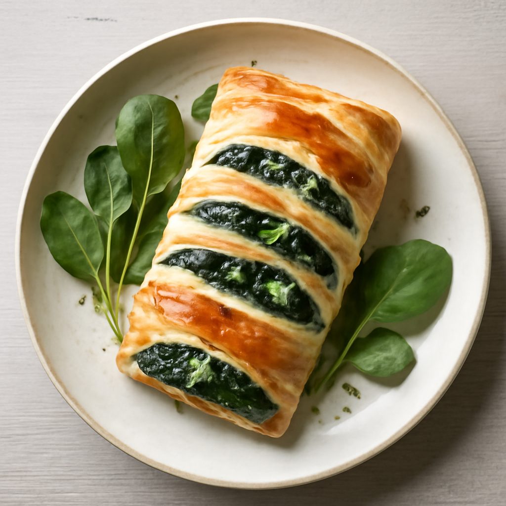 Bauletto variegato agli spinaci proteico low-carb