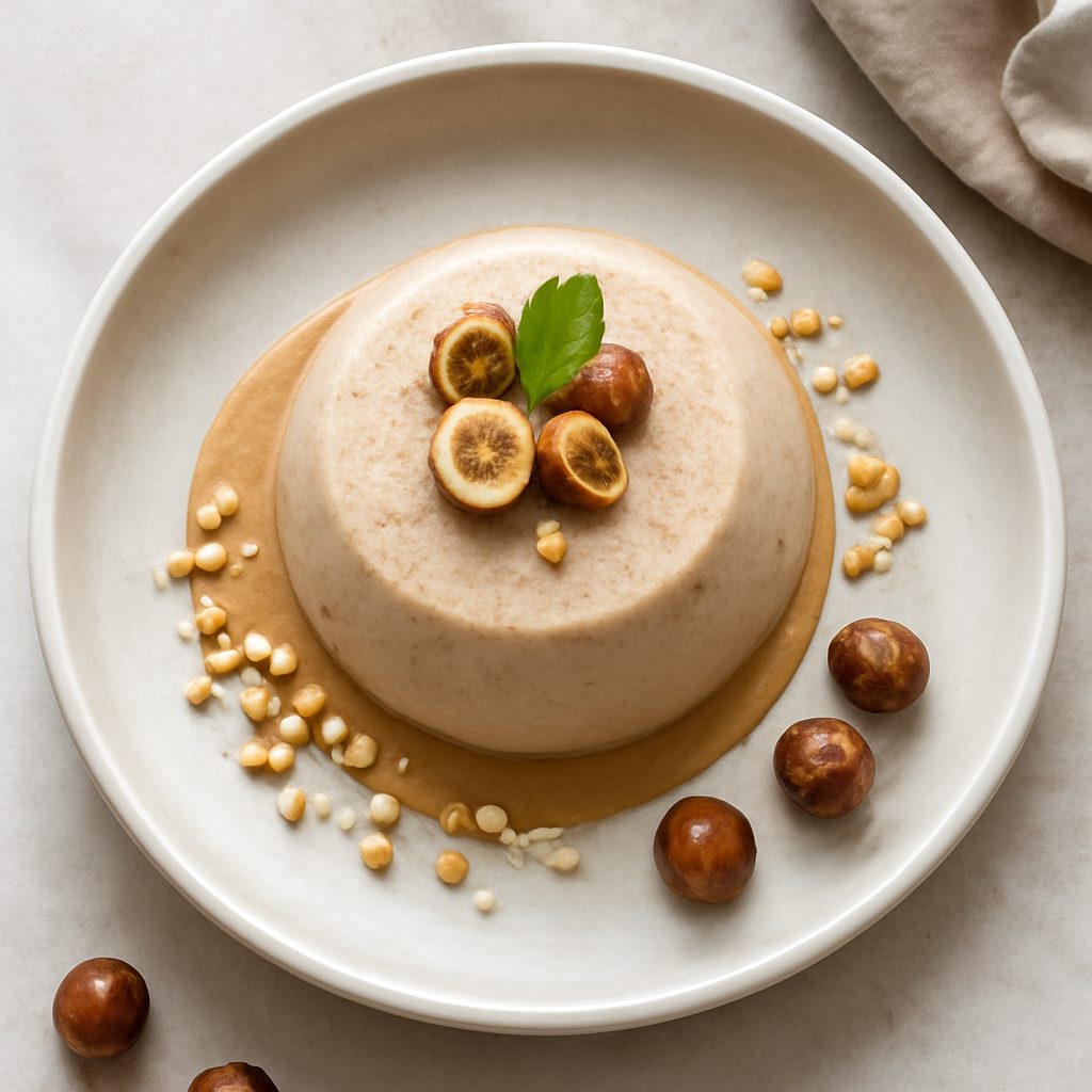 Bavarese alle nocciole proteica low-carb