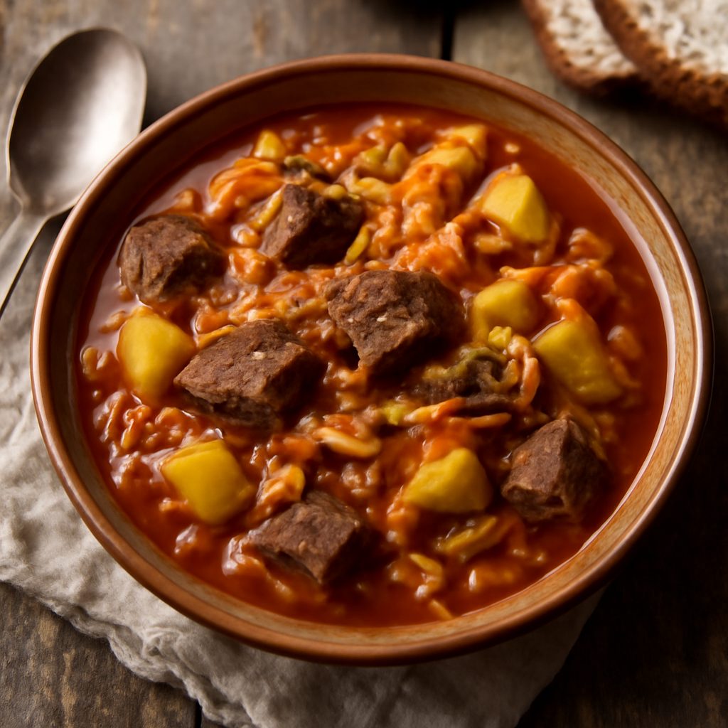 Zuppa di Manzo e Cavolo