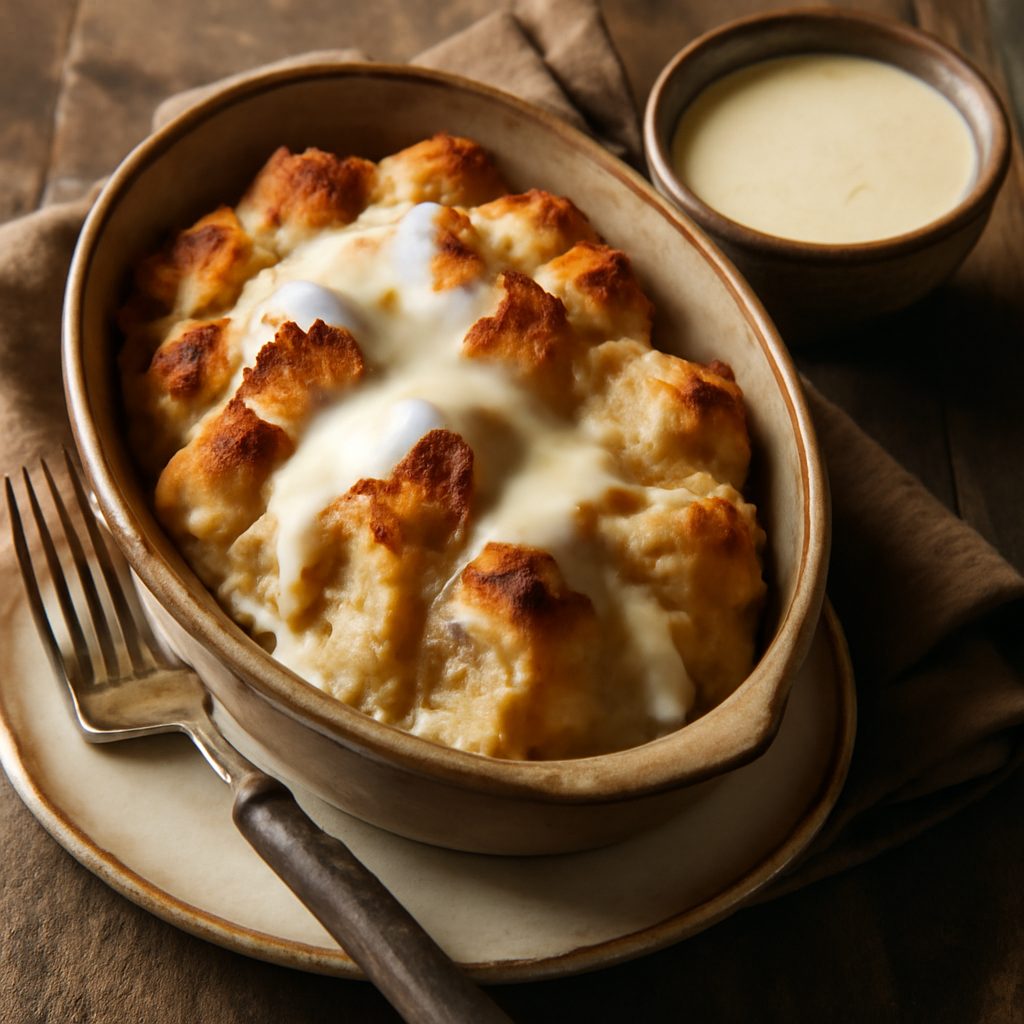 Miglior Budino di Pane con Salsa alla Vaniglia